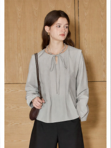 KUHNMARVIN | Áo Blouse Dài Tay Kiểu Công Sở Thông Minh