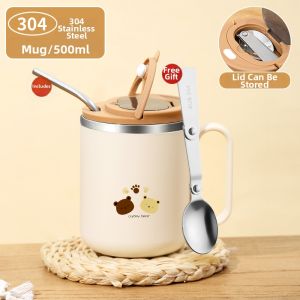 YOULUNMEI | Thermal Insulation Cup for Hot Cereal Mug