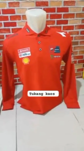 DUCATI LEN NEW KAOS PRIA / KAOS POLO LENGAN PANJANG / KAOS RACING TEAM MOTO GP