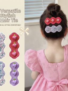 Embroidered Lace Heart Baby Headband For Girls