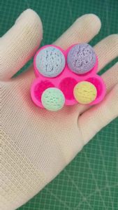 Silicone Mold for Fake Ice Cream Half-Spheres DIY Phone Case Hairpin Hair Accessory Shoe Decoration Chocolate Mold