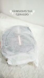 GLADIO Tas Ransel Pria Geraldo Kulit Hitam Tebal Muat Laptop Terbaru Simple GLD035B5 Backpack