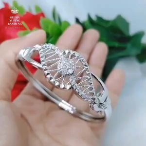 Gelang Tangan Bangle Wanita Titanium Xuping Perhiasan Aksesoris Fashion Lapis Emas Anti Karat R7-8F