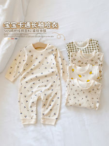 Baby Autumn Long-Sleeve Jumpsuit Baby Boy Cotton Jumpsuit Little Girl Spring and Autumn Jumpsuit Newborn Pajamas