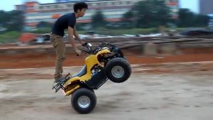 Four-Wheel Off-Road Motorcycle: Little Bull ATV with Double Shock Absorbers