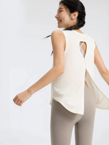 VFU | Hollow Lace-Up Backless Light Summer Sleeveless Shirt
