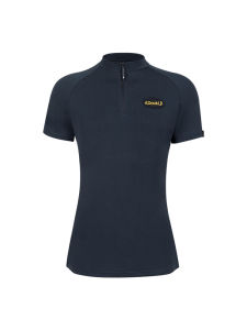 DANBAOLUO | Dance Training Top For Men Black Short Sleeve With Zipper