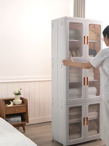 HETEE Movable Storage Cabinet with Wheels Foldable Space Saver Narrow Gaps in Bathroom Kitchen Home organizer storage