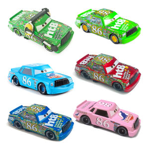 Takara Tomy | Pixar Cars Piston Cup Racer 86 Chick Hicks Car Model Toy Alloy Material Anime Figures Racing Toys Childrens Gifts Collectibles
