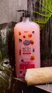Value Sure Moisturizing Body Wash 1L | Luxuriously Soft Skin Non-Drying (Milky Luxe Berries)