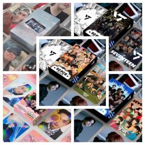 30/55/92/124pcs/box SEVENTEEN Photocards 2025 SEASONS GREETING DAY OFF lomo card LOVE MONEY FAME photocard spill the feels lomo cards 4th JANPAN SINGLE postcard