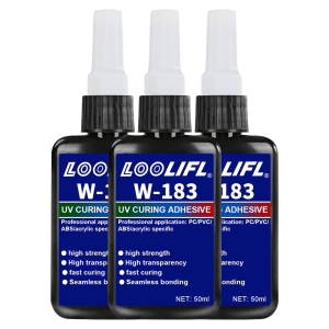 LOOLIFL | Loolifl Hot-Selling 183-1000ml Strong Curing Adhesive Uv Glue Shadowless Adhesive for Glass Crystal Metal Abs Nail Art DIY Crafts Comes with Uv Curing Lamp