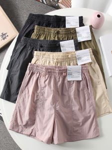 Quần Short Thể Thao Mỏng Mùa Hè Mới Thoải Mái Cho Nữ Quần Ống Đứng Bằng Polyester 100% Quần Dài Vừa Phải