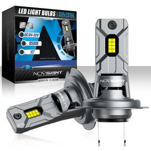 Novsight | NOVSIGHT H7 Bóng Đèn Pha LED 60W 12000LM 6500K Đèn Ô Tô Cỡ Nhỏ Siêu Sáng Khởi Động Nhanh Không Chậm Trễ Phù Hợp Phổ Biến