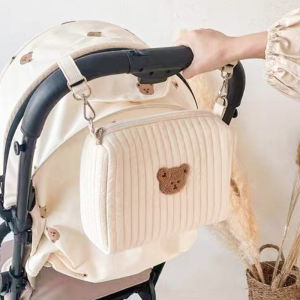 Hamshmoc Lightweight Baby Diaper Storage Bag Organizer Portable Infant Diaper Hanging Bags Multi-Function Newborn Children Traveling Stroller Accessories For Baby Care