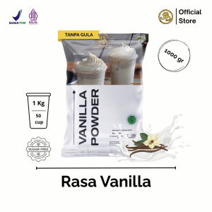 Bubuk Minuman Premium VANILLA 1Kg || Jakarta Bubble Drink | BPOM&HALAL