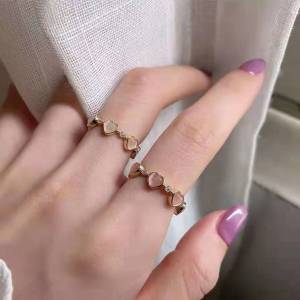 French Retro Love Ring: A Guide to Adjustable Heart Shaped Opal Fashion Jewelry