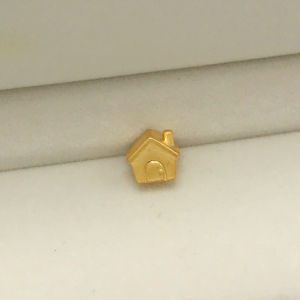 Gold Plated Sand Jewelry Bracelet Beads Lucky Charm for Men And Women Dragon Heart Cabbage through Hole Copper Fashion Accessories