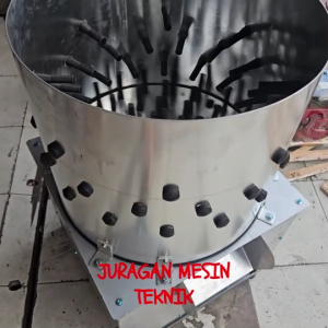 Mesin Perontok Cabut Bulu Ayam Besar 1 HP Plat Drum Tebal 3mm
