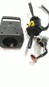 Bộ công tắc điều khiển có khoá đề điện trong hệ thống lái vô lăngdùng ráp cho xe 4 bánh