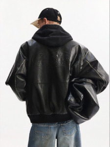 Jack Jones | Detachable Hood Solid Color Mens Spring Jacket