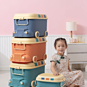 Childrens toy storage box stackable multifunctional storage box snack storage box book storage box