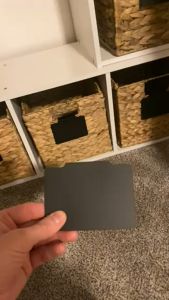 5PCS Mini Chalkboard Gantung 145*11cm Papan Tulis Kapur Mini Untuk Supermarket Pasar Makanan Laut