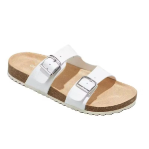 Cat & Jack Drew Girls’ Flat Sandals – Open-Toe Slip-On Beach/Outdoor Shoes for Kids