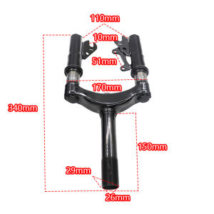 Phuộc Trước Xe Tay Ga Điện 10 Inch - Phụ Kiện Thay Thế Cho Bánh Trước Xe Tay Ga