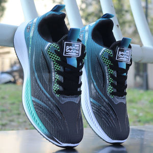 Mens Running Shoes Summer New Lightweight Shock Absorption Breathable Sports Shoes Mesh up Sneakers Trendy Casual Shoes
