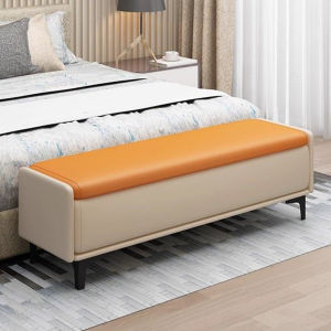 HUIXIONGKANLAN | Storage Ottoman Long Stool