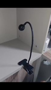 LED Bedside Lamp USB 5V Clip Light with Flexible 360° Gooseneck Book Light Eye Protection Reading Lamp1W Desk Night Lighting
