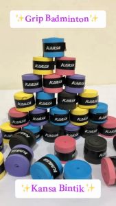 Grip Raket Bulutangkis Kansa Karet Bintik