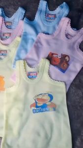 3PCS 6PCS SINGLET ANAK BERGAMBAR KAOS DALAM ANAK KARAKTER