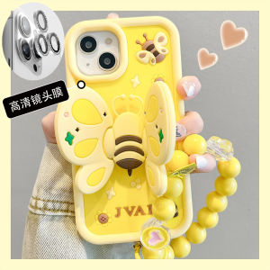 Creative Protective Phone Case with Stand Shockproof Durable Soft Silicon for  13 pro Max Compatible with 14 pro Models