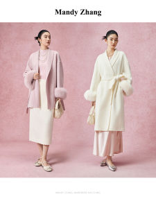 Double Sided Wool Fur Coat