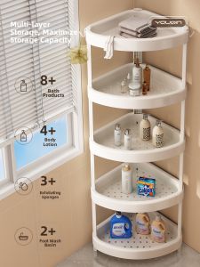 youqin | Corner Multi-layer Bathroom Storage Rack