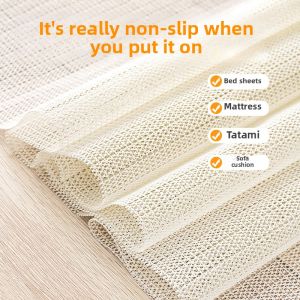 Non-Slip Mattress Cover Tatami Floor Mat Sofa Cushion Prevents Sliding Bed Sheet Anti-Skid Pad Quilt Cooling Mat Fixed Device