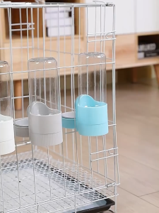 1200ML Hanging Cage Automatic Dog Cat Water Food Feeder Water Dispenser For Rabbit Puppy Cats Ferret