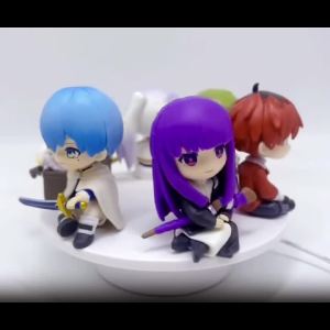 Bandai | Magic Adventure Q Frieren Anime Figures Collection Himmel Fern Stark Heiter PVC Statues Cartoon Collectible Anime Toys