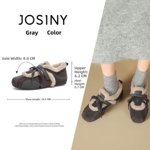 Josiny | Retro Insulated Derby Shoes