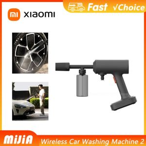 New Xiaomi Mijia Wireless Car Washer 2 160L/h Large Water Volum Efficient Flushing High Pressure Portable Wireless cleaning