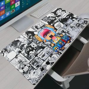 Bandai | Gaming Mouse Pad Gamer Home Computer HD Mousepad XXL Keyboard Pad Carpet Non-Slip Office One Piece Tony Tony Chopper Mouse Mats