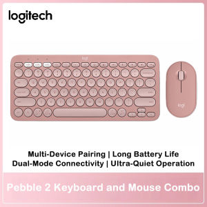 Logitech | Logitech Pebble 2 Combo K380s Keyboard M350s Mouse Set Bluetooth Logi Bolt Silent Slim Multi-device Wireless Office Keyboard Mou