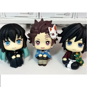 Bandai | Japan Anime Demon Slayer LOOK UP Mitsuri Kanroji Sanemi Shinazugawa Giyuu Tomioka Muichiro Tokito Figure Toys 11cm