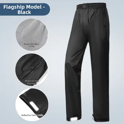 Waterproof Reinforced Breathable Unisex Rain Pants