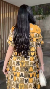 [DN11] DASTER JUMBO Bumil Busui Kancing Depan Daster Jumbo Lengan Pendek Adem Pakaian Wanita Model Baju Tidur