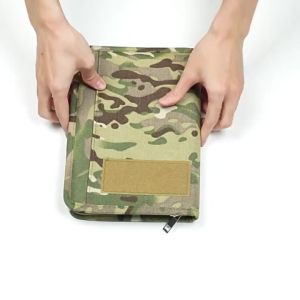 Tactical Stationery Outdoor Tactical Portable Notebook Detachable Loose Leaf A5 Notebook Protective Cover