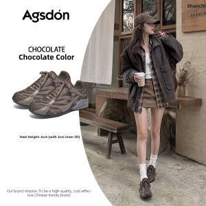 Agsdon | Insole Elevator Womens Casual Sports Shoes 6cm