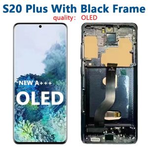 NEW OLED LCD For Samsung Galaxy S20 Plus G985F 5G G986B G986U LCD With Frame Display Touch Screen Digitizer Assembly Replacement